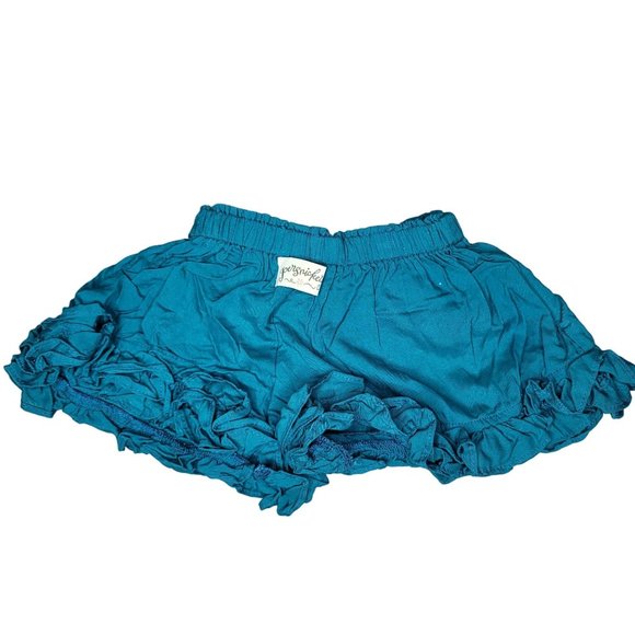 Persnickety NWT 100% cotton blue ruffle shorts photoshoot cute summer spring 4 - Picture 8 of 11